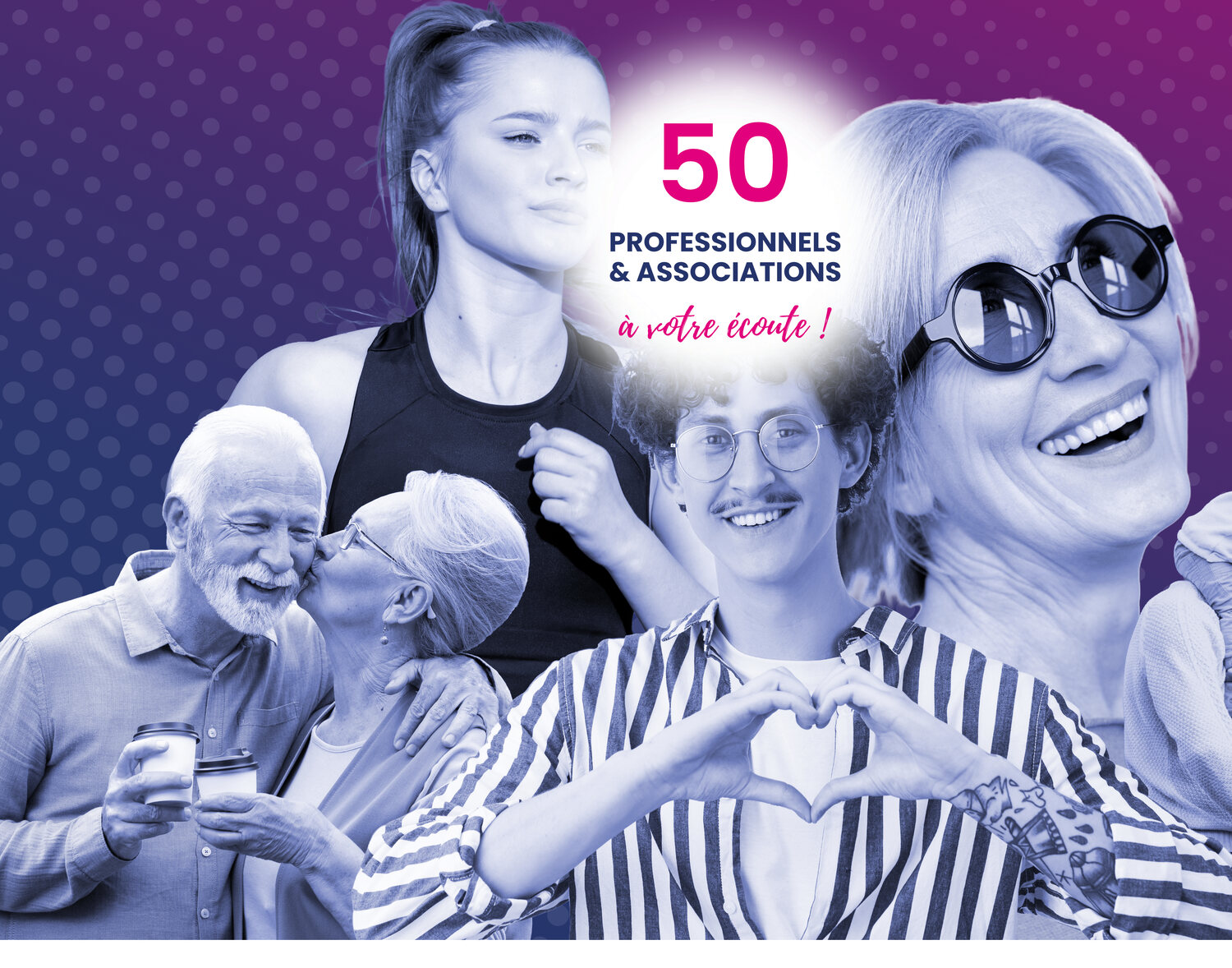 Visiteurs du Forum Destination Santé : familles, jeunes, seniors